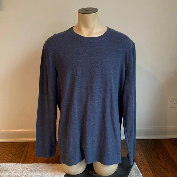 Banana Republic Men’s XXL Long Sleeve Waffle Knit T Shirt - Picture 1 of 6